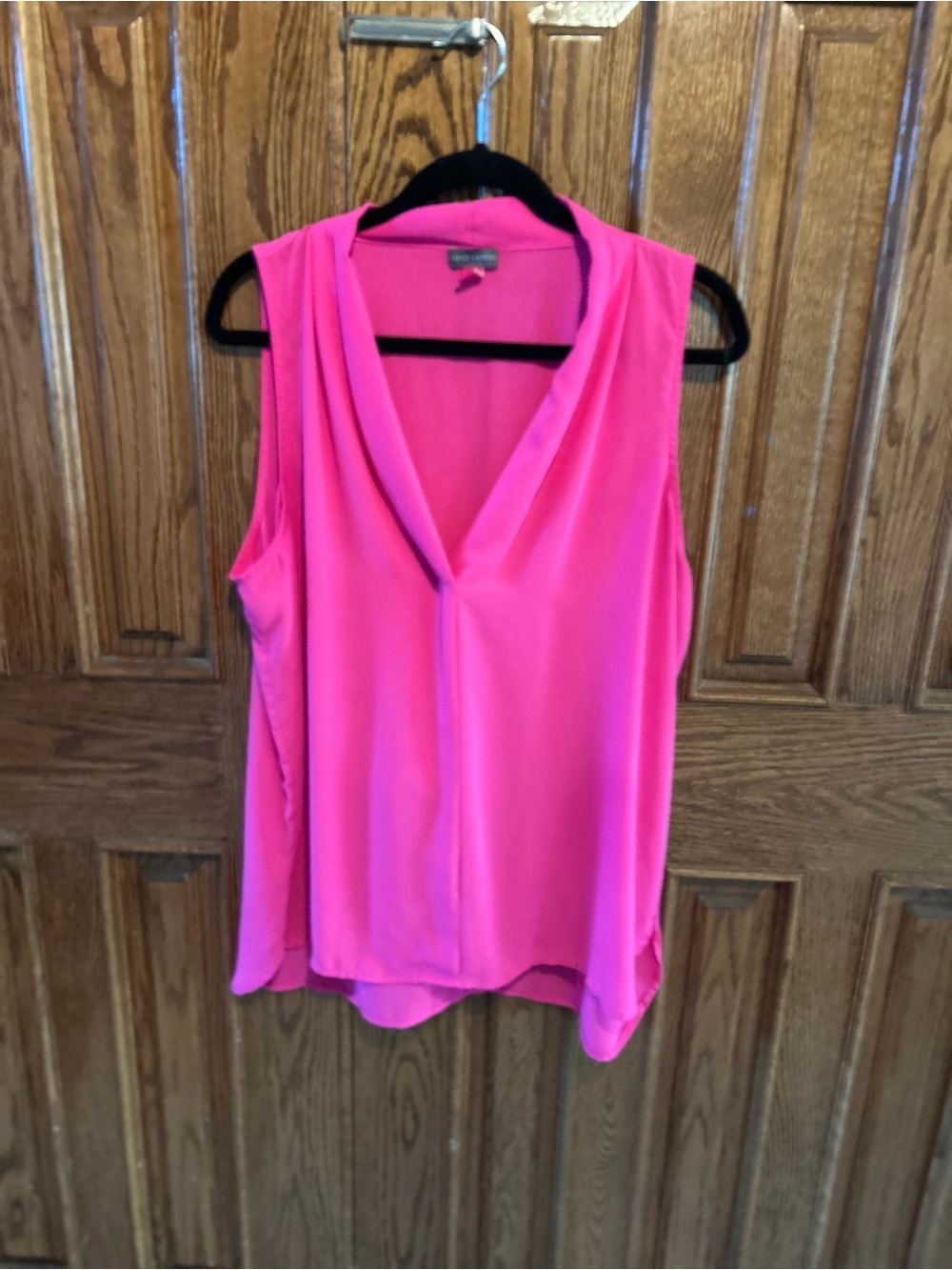 Vince Camuto Sleeveless V-Neck Camisole - Bright Pink